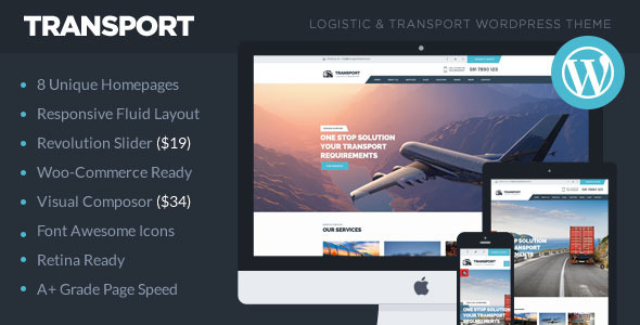 Transport - Logistic WordPress Theme Logo